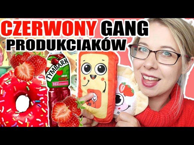 CZERWONY GANG PRODUKCIAKÓW  24h na CZERWONO z APLIKACJA BIEDRONKI #gangprodukciakow #biedronka