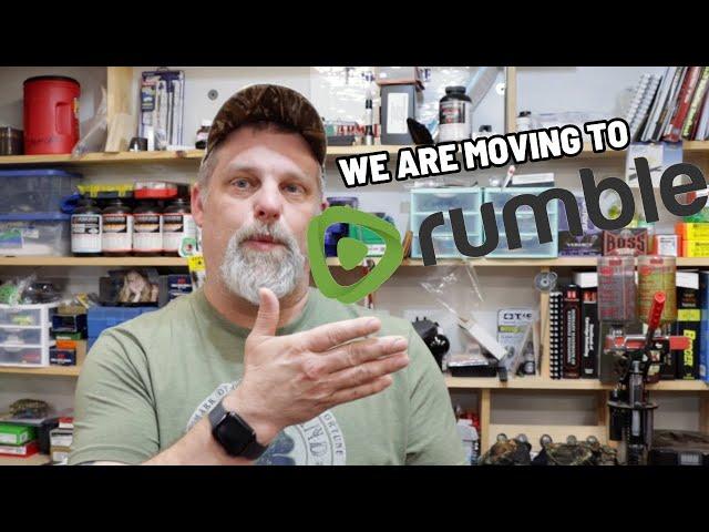 We are Moving to Rumble! Come Join Us!