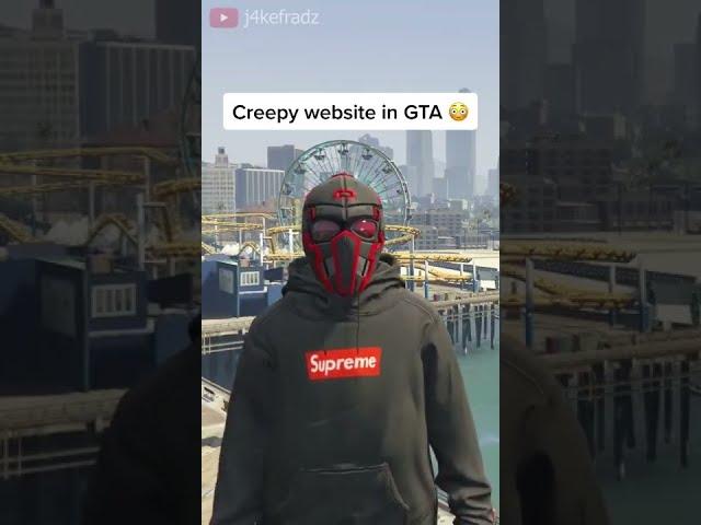 Never Visit This Creepy Website In GTA 5 #gaming