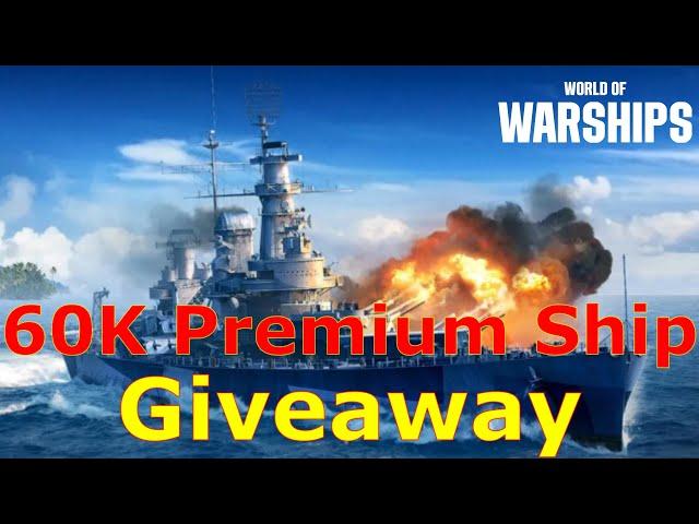 World of Warships- 60K Premium Ship Giveaway! + What The Hell Happened To This Ship?