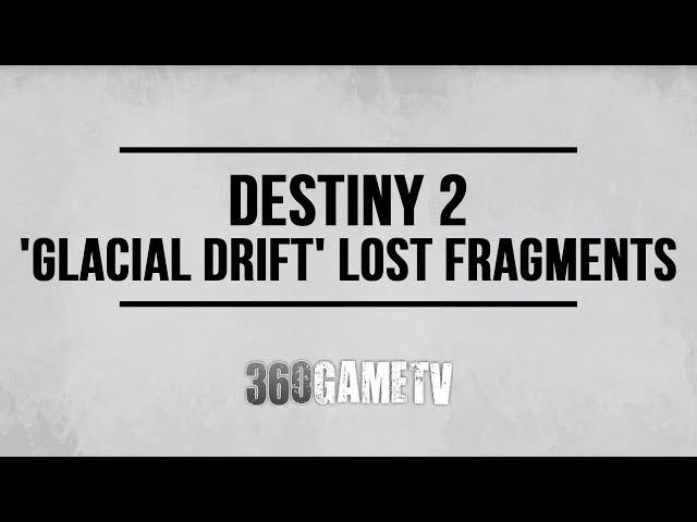 Destiny 2 Lost Memory / Data Memory Locations (Glacial Drift) - Worldline Zero Exotic Sword