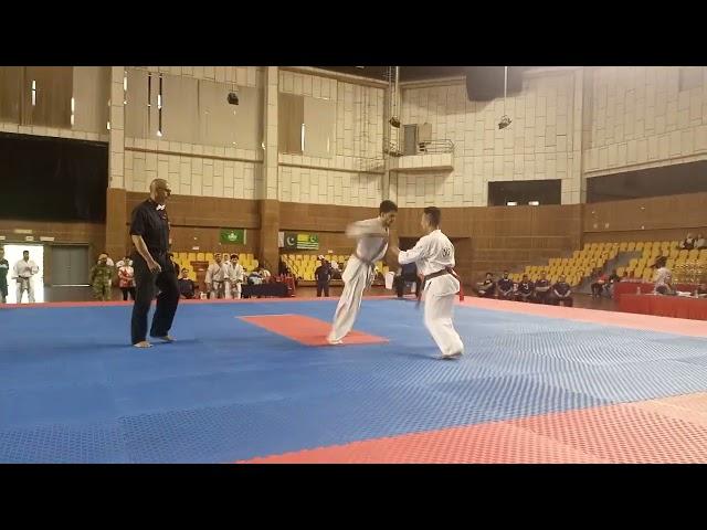 18th Asia Shinkyokushinkai Tournament Highlights - Abdullah Munir VS Justin Leong