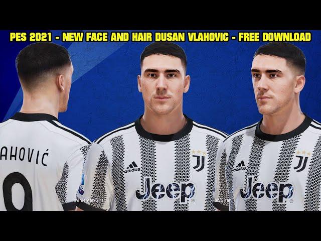 PES 2021 - NEW FACE AND HAIR DUSAN VLAHOVIC - By: Kodigo Facemaker - 4K