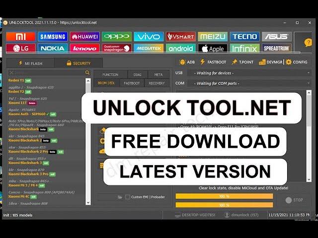 Unlock tool Free 2023 | Qualcomm Factory Reset + FRP Bypass Free Tool