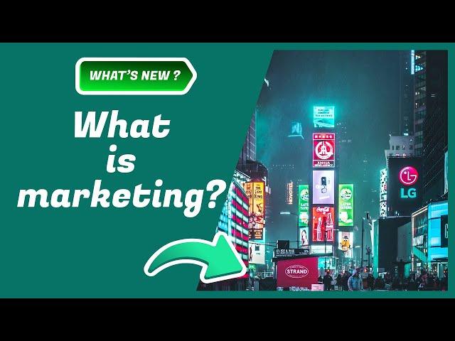 What is marketing? | all about marketing