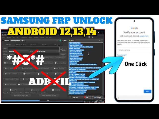 Samsung FRP Bypass One Click 2024 | Android 13/14 Unlock | Enable ADB Faile 2024