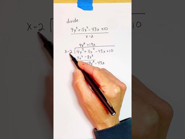Polynomial long division