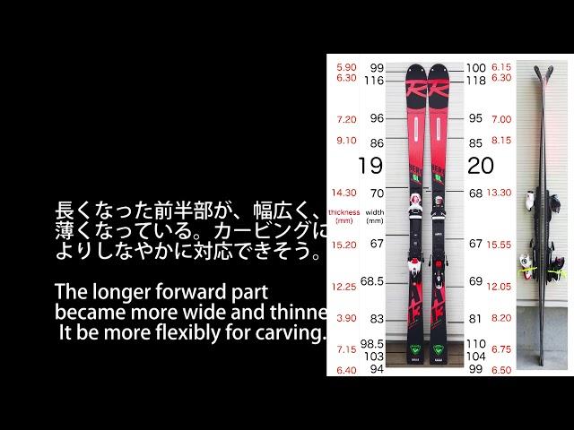 ROSSIGNOL HERO ATHLETE FIS SL 2020 vs 2019