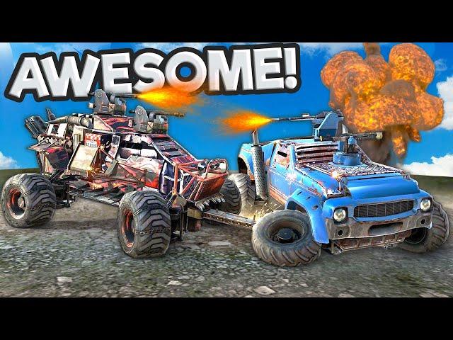 I BUILT & CRASHED Awesome Vehicles in Crossout Mobile!