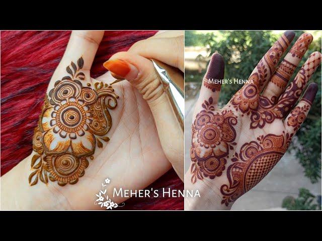 Latest Intricate Henna Design | @mehndibyhayat 's new mehndi design recreation | Meher's Henna