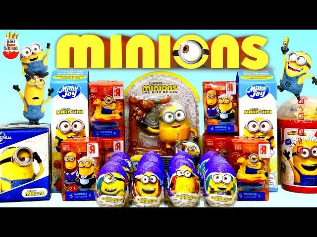 MINIONS MIX! Surprises, Toys, Cartoon MINIONS, Kinder Surprise unboxing