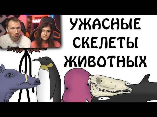 ТОП 10 самых ужасных скелетов животных - Академия Сэма О'Нэллы / Реакция