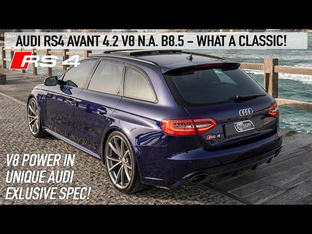 SYMPHONY! AUDI RS4 B8.5 AVANT 4.2 V8 QUATTRO - BACK WHEN CARS HAD SOUL - IN DETAIL 4K