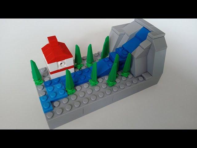 Lego landscape puzzle