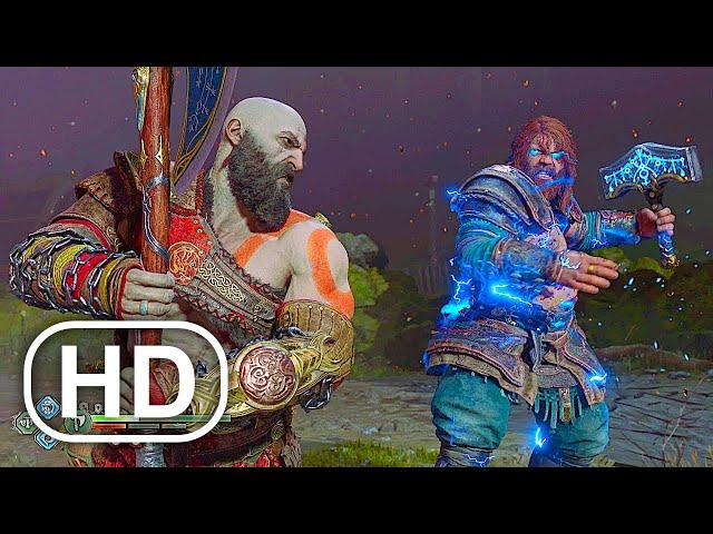 Kratos Vs Thor Final Fight 4K - God Of War Ragnarok