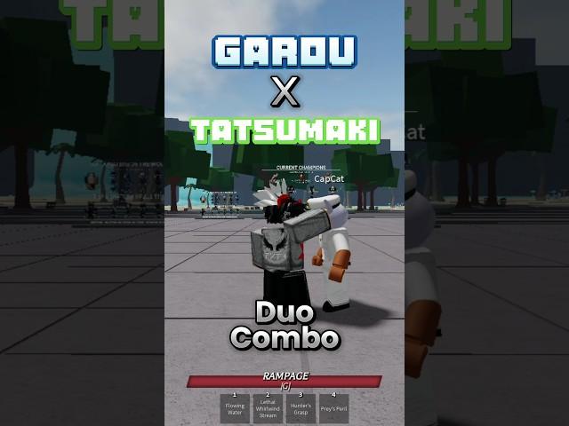 Garou X Tatsumaki Combo|| The Strongest Battleground #strongestbattlegrounds #roblox #pvp