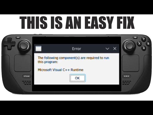 Fix Visual C++ Runtime Error for Non-Steam QUACK Games | Steam Deck Tips & Tricks #steamdeck #quack