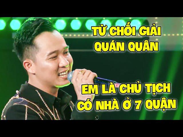 CHẤN ĐỘNG thí sinh TỪ CHỐI GIẢI QUÁN QUÂN "EM LÀ CHỦ TỊCH đi thi HÁT CHO SƯỚNG" | Song Ca Giấu Mặt