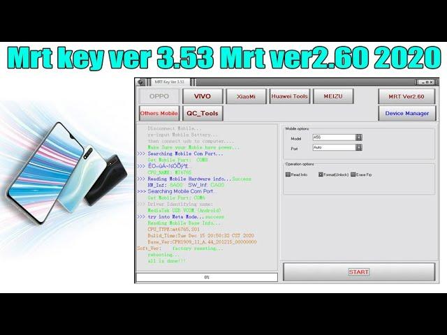 Mrt key ver 3.53  /Mrt ver2.60 |2020 | All mobile Frp Unlock | Mobile Tech Channel