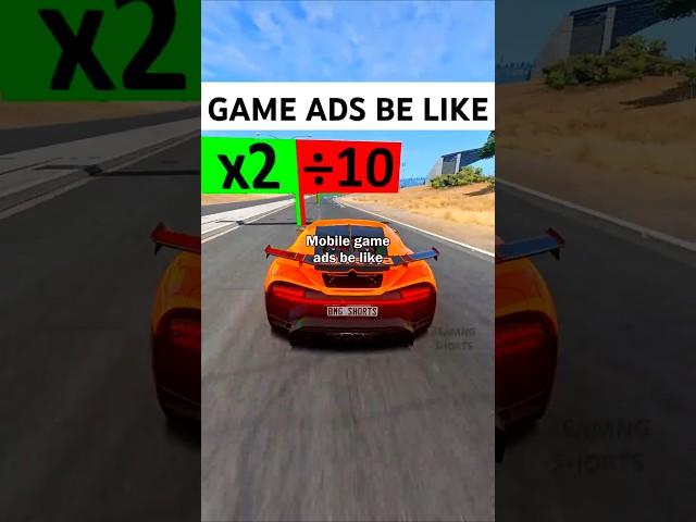 Mobile game ads be like  #shorts