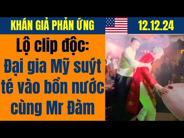 LIVE: Lộ clip Gerard suýt té vào bồn phun nước cùng Đàm Vĩnh Hưng