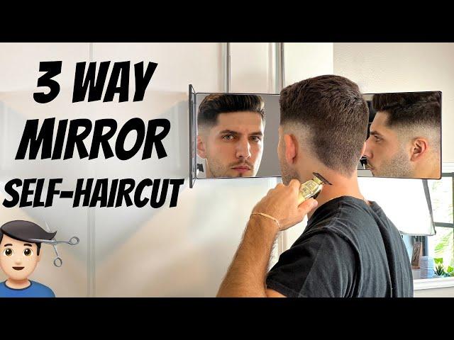 3 Way Mirror Burst Fade Self-Haircut Tutorial | How To Cut Your Own Hair