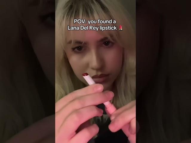 Makeup is my happy place#lanadelrey #lipstick #fyp #viral