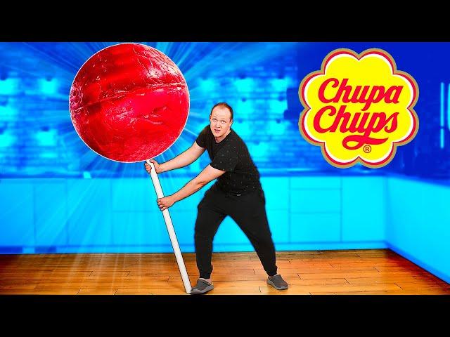 Я СДЕЛАЛ ГИГАНТСКИЙ Chupa Chups ВЕСОМ 160 КИЛОГРАММА.