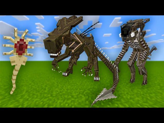 НОВЫЙ МОД НА ЧУЖИХ В МАЙНКРАФТ Xenocraft addon minecraft чужой