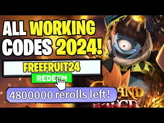 *NEW* ALL WORKING CODES FOR GRAND PIECE ONLINE IN 2024! ROBLOX GRAND PIECE ONLINE CODES