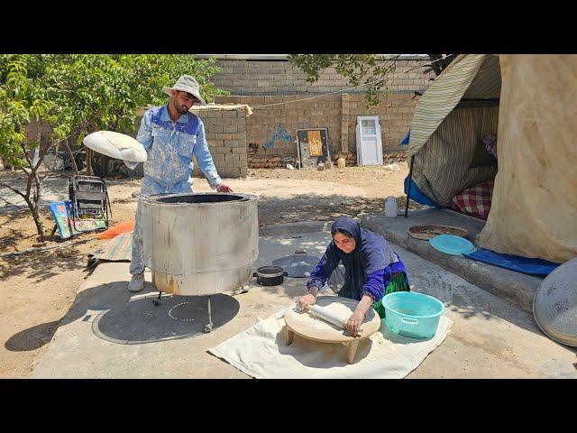  A New Oven for Grandma’s Bread | Operator’s Gift & Plastering Her Home with Love ️