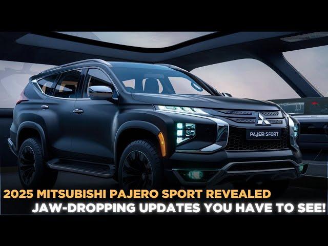 "2025 Mitsubishi Pajero Sport Revealed: Jaw-Dropping Updates You Have to See!