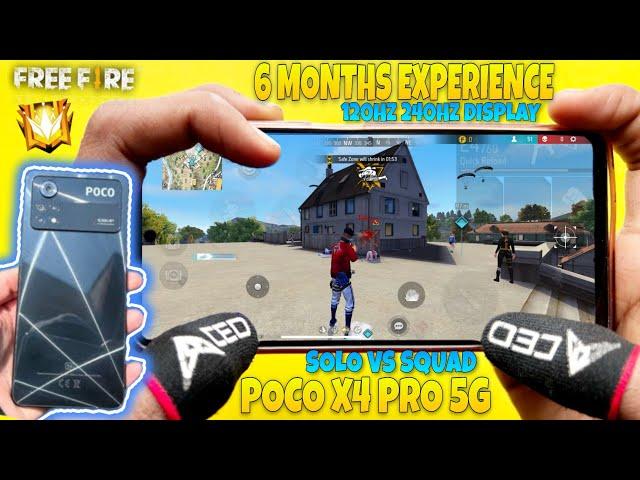 solo vs squad free fire handcam gameplay poco x4 pro 5g 6 months experience full explain game turbo