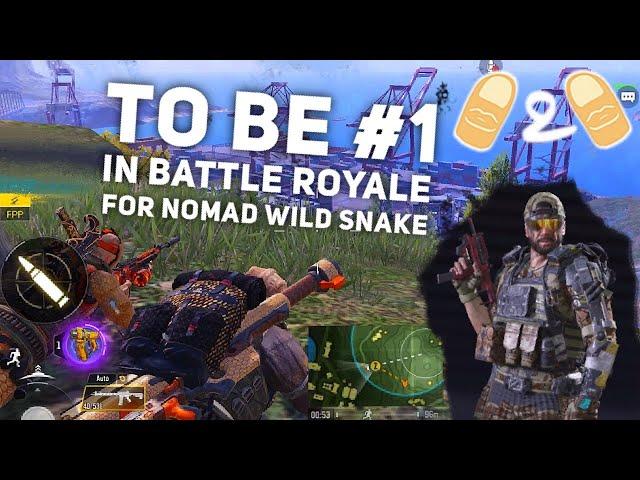 Call of Duty CODM COD Mobile How To Be #1 in Duo Battle Royale for Nomad Wild Snake Guide