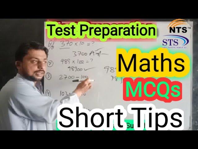 Short Tricks for Maths | Test Preparation | STS | NTS | TIPS | Maths | Sufi Shar