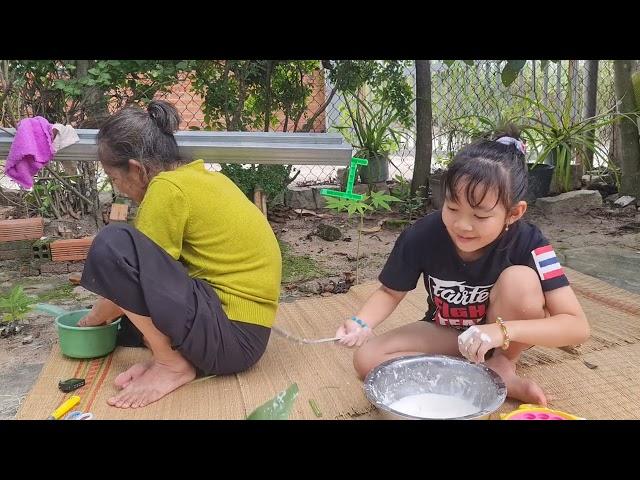 Tường Vy chơi đồ hàng.Chín Trầu Vlog#384#