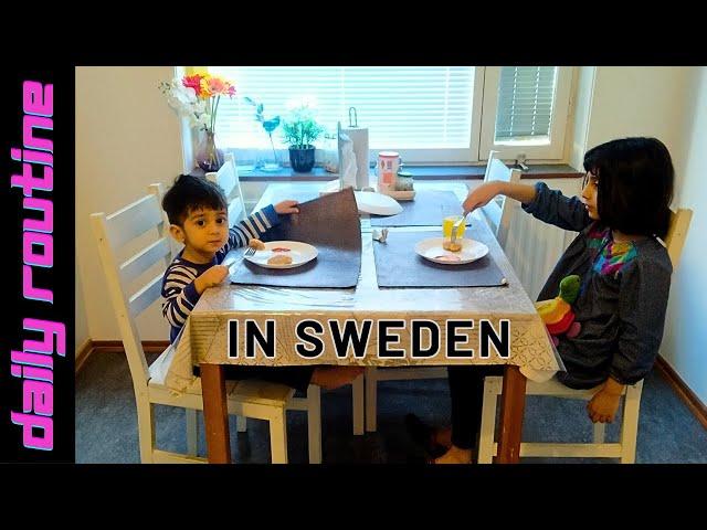 My Kids Daily Routine In Sweden | Pakistani Family Life in Sweden | Vlogi Family