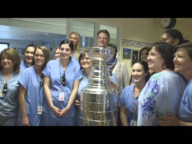 Stanley Cup Visits NorthShore Evanston Hospital