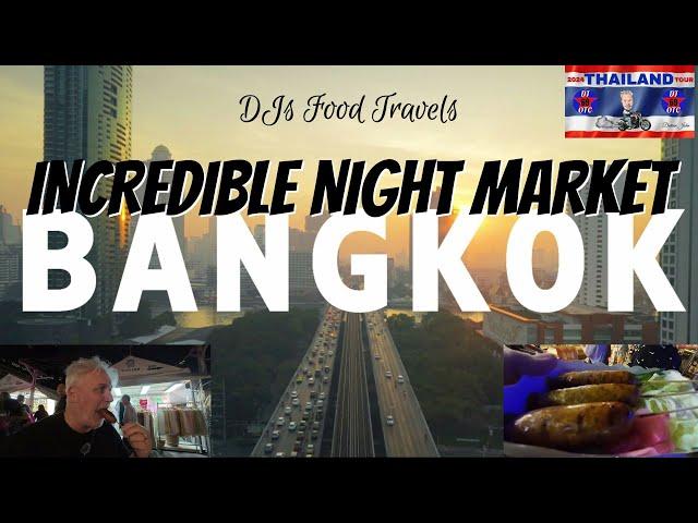 Amazing Night Food Market in Bangkok Thailand