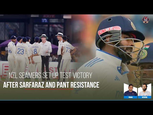 NZL seamers set up test victory after sarfaraz and pant resistance|PDOGGSPEAKS