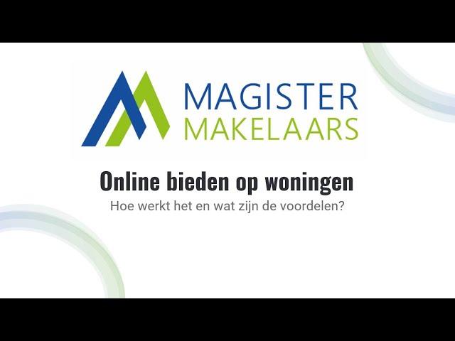 Online bieden op woningen