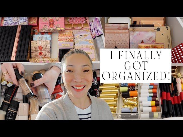 LUXURY MAKEUP COLLECTION AND ORGANIZATION | FILMING ROOM - Mishmas Day 18 (2022)