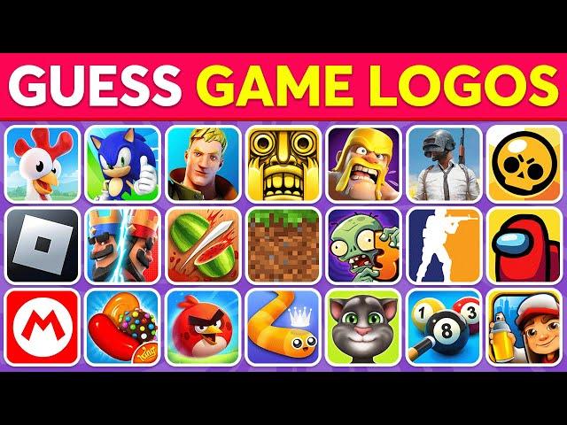 Guess the Game Logo in 3 Seconds | 100 Famous Game Logos | Logo Quiz