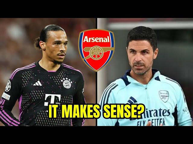 ARSENAL ARE WATCHING LEROY SANÉ, OLD FRIEND OF MIKEL ARTETA