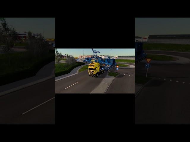 BIGGEST TRANSPORT IN THE WORLD EURO TRUCK SIMULATOR 2 #shorts