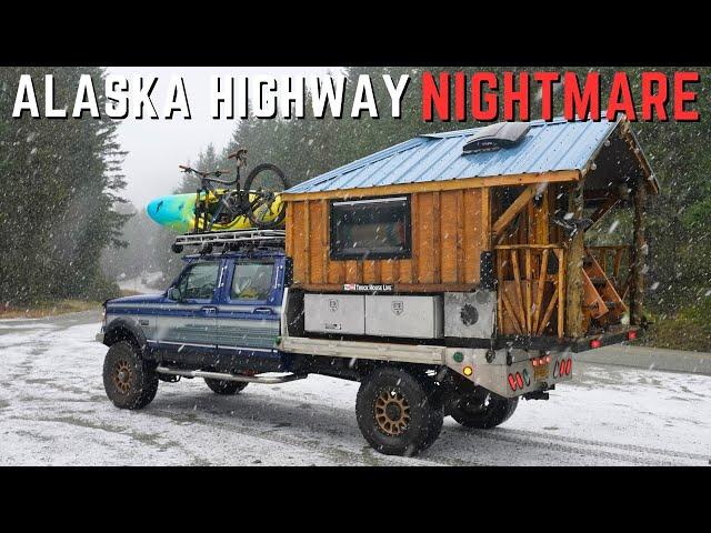 Alaska Highway Nightmare | My Old Ford Truck Died in the Freezing Cold