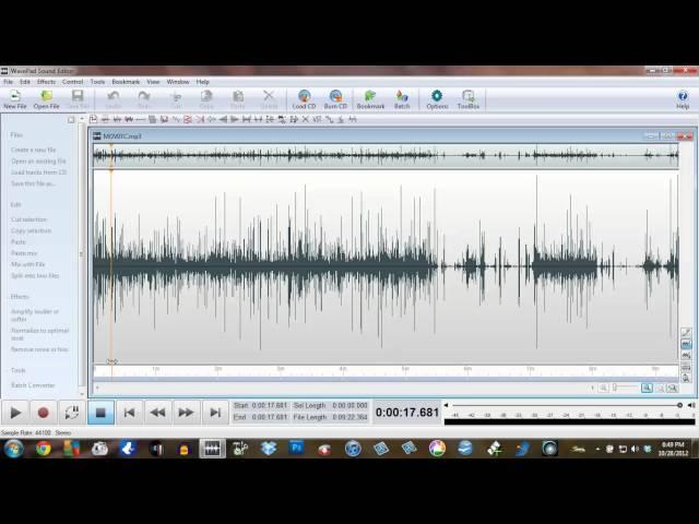 How to Use WavePad Sound Editor 4.24 Software For EVP