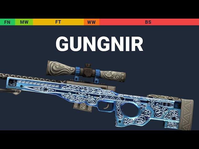 AWP Gungnir - Skin Float And Wear Preview