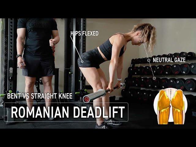 Stiff Leg Deadlift vs. Bent Knee Deadlift | RDLs for Hamstrings vs. Glutes