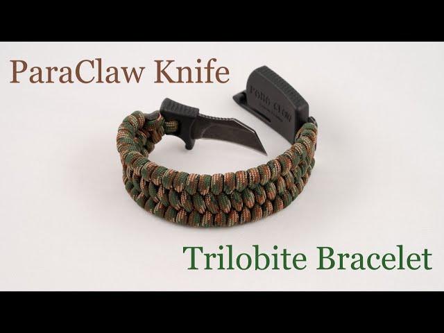 Trilobite Paracord Bracelet with ParaClaw Knife Buckle